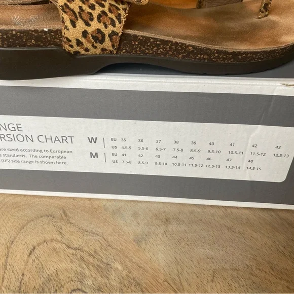 Dansko Leopard Print Sandals Size 37 - Picture 4 of 5